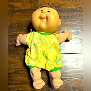 Y2K 2006 Play Along Cabbage Patch Babies Green Eyes, Brown Hair Boy